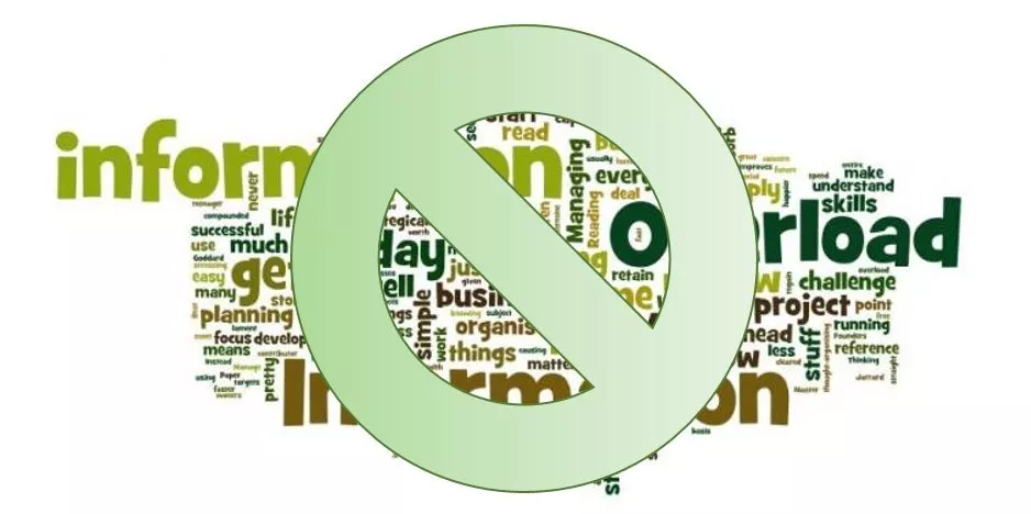 Schluss mit zu viel Informationen! - Dämmen Sie die Informationsflut ein