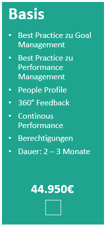 SuccessFactors Performance & Goals Basispaket
