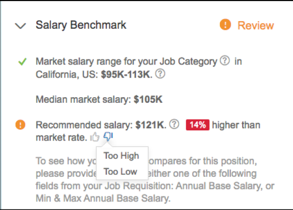 Job Analyzer - Feedback zu Informationen zur Bezahlung