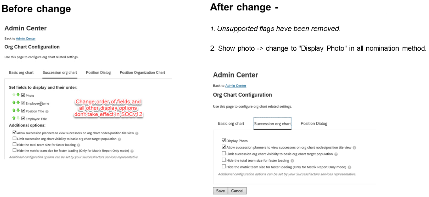 UI Changes